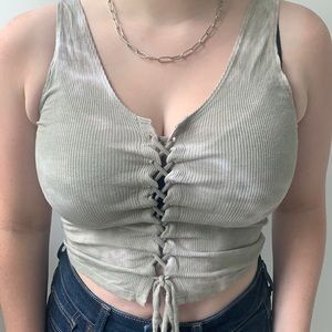 Tie up tank top from American Eagle (XS)
